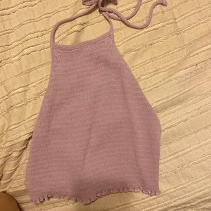 Buckle open back halter